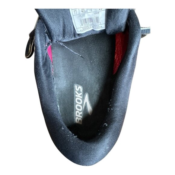 Brooks Women’s Ghost 10 Running Shoes Sz 11 Black/Pink Support Cushion - Picture 12 of 16